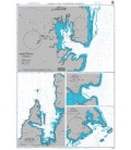 British Admiralty Nautical Chart 2914 Plans in the Philippine Islands