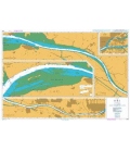 British Admiralty Nautical Chart 2985 La Loire-Saint- Nazaire to Nantes