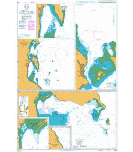 British Admiralty Nautical Chart 3043 Ports on the Coast of Egypt