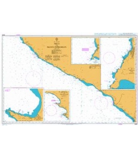 British Admiralty Nautical Chart 3090 Arica to Islotes Infiernillos