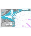 British Admiralty Nautical Chart 3204 New York Lower Bay and Approaches