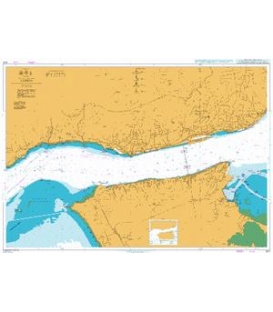 British Admiralty Nautical Chart 3221 Lisboa-Paco de Arcos to Terreiro do Trigo