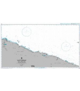 British Admiralty Nautical Chart 3250 Tanjong Narwaku (Cape D`Urville) to Wuvulu Island