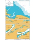 British Admiralty Nautical Chart 3320 Rio Orinoco Boca Grande to Matanzas