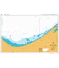 British Admiralty Nautical Chart 3325 Approaches to Mersa el Hamra and Sidi Kerir