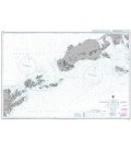 British Admiralty Nautical Chart 3336 Unimak and Aleutian Passes and Approaches