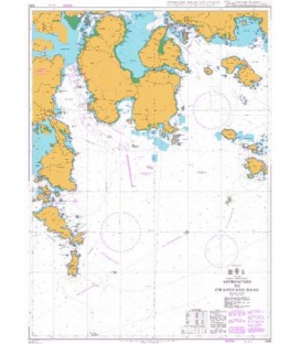 British Admiralty Nautical Chart 3391 Approaches to Gwangyang Hang