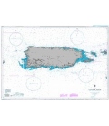 British Admiralty Nautical Chart 3408 Puerto Rico