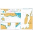 British Admiralty Nautical Chart 3409 Plans in Iran, Oman and the United Arab Emirates