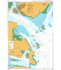 British Admiralty Nautical Chart 3449 Approaches to Xiamen Gang