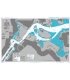 British Admiralty Nautical Chart 3451 New York East River Tallman Island to Queensboro Bridge