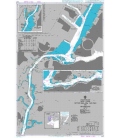 British Admiralty Nautical Chart 3457 New York Arthur Kill, Kill Van Kull and Newark Bay