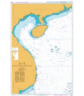 British Admiralty Nautical Chart 3488 Song Sai Gon to Hong Kong