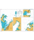 British Admiralty Nautical Chart 3525 Ports on the North and West Coasts of Sabah