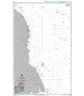 British Admiralty Nautical Chart 3543 Singapore to Pulau Redang