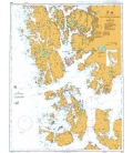 British Admiralty Nautical Chart 3553 Selbjornsfjorden to Bergen