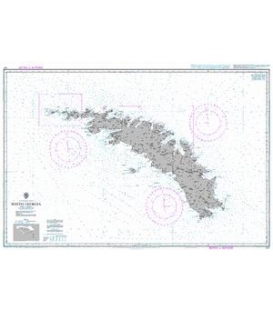 British Admiralty Nautical Chart 3597 South Georgia