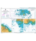 British Admiralty Nautical Chart 3640 Harbours and Anchorages on the West Coast of France