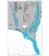 British Admiralty Nautical Chart 3688 Cape Fear River and Approaches including Wilmington