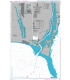 British Admiralty Nautical Chart 3688 Cape Fear River and Approaches including Wilmington
