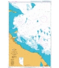 British Admiralty Nautical Chart 3719 Approaches to Port of Jubail (Al Jubayl)