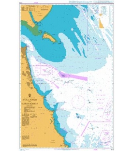British Admiralty Nautical Chart 3773 Ra's Al Khafji to Jazirat Bubiyan