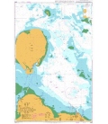 British Admiralty Nautical Chart 3780 Outer Approaches to Jabal az Zannah and Ar Ru'ays