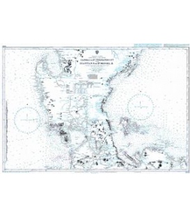 British Admiralty Nautical Chart 3806 Cabra Island to San Fernando Point and Diapitan Bay to San Miguel Bay