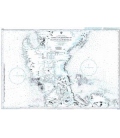 British Admiralty Nautical Chart 3806 Cabra Island to San Fernando Point and Diapitan Bay to San Miguel Bay