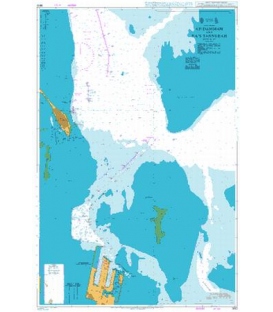 British Admiralty Nautical Chart 3812 Ad Dammam and Ra's Tannurah