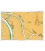 British Admiralty Nautical Chart 3845 Abadan to Jazirat Umm at Tuwaylah