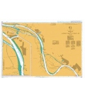 British Admiralty Nautical Chart 3845 Abadan to Jazirat Umm at Tuwaylah