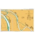 British Admiralty Nautical Chart 3845 Abadan to Jazirat Umm at Tuwaylah