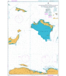 British Admiralty Nautical Chart 3907 Passages Between Mayaguana Island and Turks