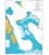 British Admiralty Nautical Chart 3912 North East Providence Channel and Tongue of the Ocean