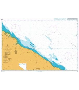 British Admiralty Nautical Chart 3921 Teluk Aru to Kualatanjung