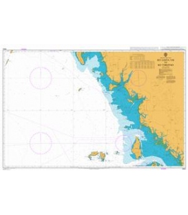 British Admiralty Nautical Chart 3942 Ko Lanta Yai to Ko Tarutao