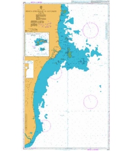 British Admiralty Nautical Chart 3973 Ponta Corumbau to Rio Doce