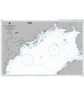 Britsh Admiralty Nautical Chart 3990 Gulf of Tonkin (Northern part)