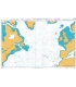 British Admiralty Nautical Chart 4011 North Atlantic Ocean Northern Part
