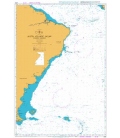 British Admiralty Nautical Chart 4020 South Atlantic OceanWestern Portion