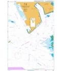 British Admiralty Nautical Chart 4031 Western Approaches to Jurong Island