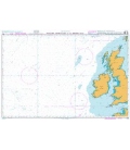 British Admiralty Nautical Chart 4102 Western Approaches to the British Isles
