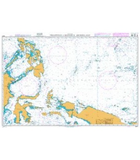 British Admiralty Nautical Chart 4507 Philippines to Bismarck Archipelago