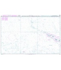 British Admiralty Nautical Chart 4521 Hawaiian Islands to Minami-tori Shima