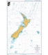 British Admiralty Nautical Chart 4600 New Zealand including Norfolk Island and Campbell Island