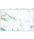 British Admiralty Nautical Chart 4604 Coral and Solomon Seas and Adjacent Seas