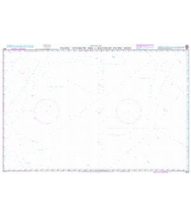 British Admiralty Nautical Chart 4610 Pacific-Antarctic Rise to Southeast Pacific Basin