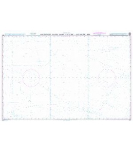 British Admiralty Nautical Chart 4611 Southwest Pacific Basin to Pacific-Antarctic Rise