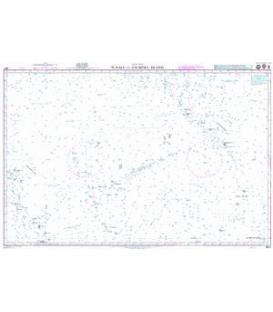 British Admiralty Nautical Chart 4617 Tuvalu to Palmyra Island